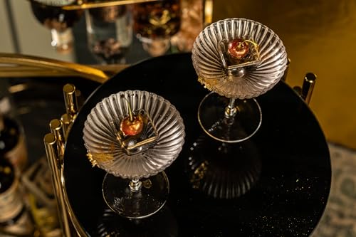 Venus Seashell Coupe Cocktail Glasses