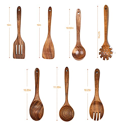 Teak Wooden Kitchen Utensil Set (xs/8)