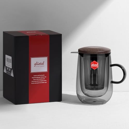 Tea Infuser Mug 14.5oz Double (Type 2 Black)