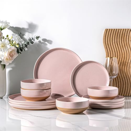 Dinnerware Sets for 4 (Cloud Pink / Service For 4(12Pcs))