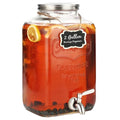 2 Gallon Glass Drink Dispenser (2 Gallon No Stand)