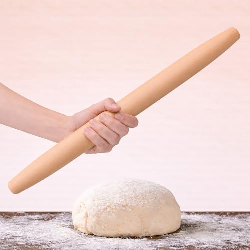 17 Inch French Rolling Pin (European Beech Wood / 17")