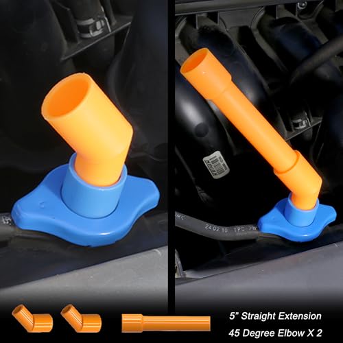 Spill Proof Radiator Coolant Filling Funnel Kit