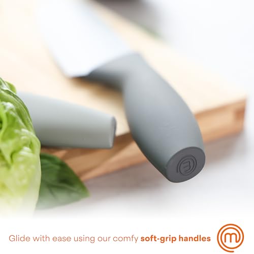 MasterChef Kitchen Knife Set with Covers (Knives with Covers / Earth)