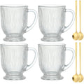 Clear Glass Coffee Mugs Set of 4 (Clear / Set of 4)