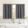 RV Curtains for Camper Windows (Grey / 34"W x 24"L (Pack of 2))