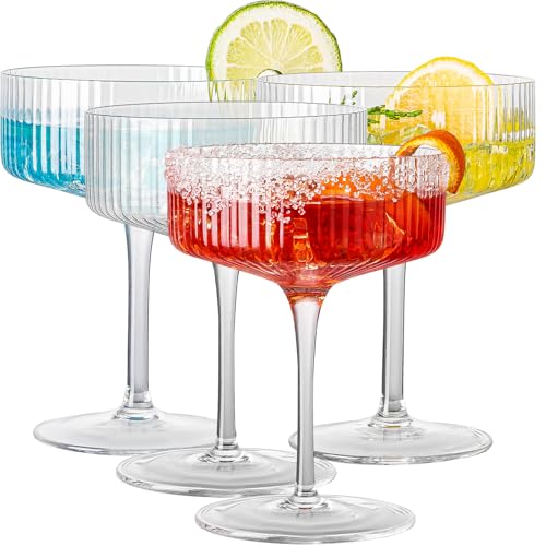 Vintage Art Deco Coupe Glasses (8oz)