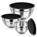 Mixing Bowls with Airtight Lids (Black / Airtight Lids)