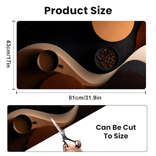 Coffee Mat 17"x32" (Coffee 8 / 32" x 17")