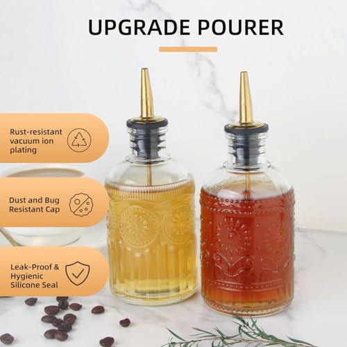 Simple Syrup Bottles Set of 2
