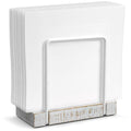 Napkin Holder for Table (White/Farmhouse White / 5.78 x 2.51 x 5.04 inches)