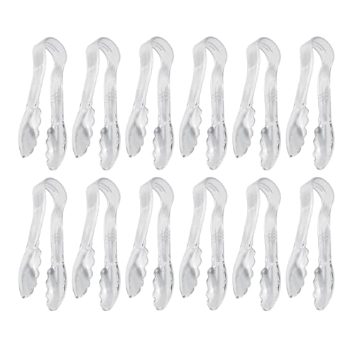 Utility Tong High Heat Plastic (Clear (Set of 12))