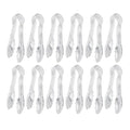 Utility Tong High Heat Plastic (Clear (Set of 12))