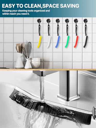 6Pcs Hard Bristle Crevice Cleaning Brush