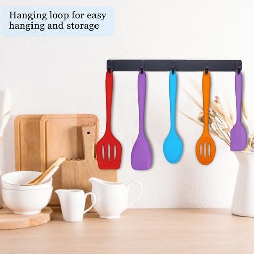 10 Pieces Silicone Cooking Utensils Set (10 Pieces / Colorful)