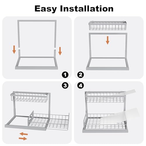 Under Sink Organizer (Grey / 1 Pack)