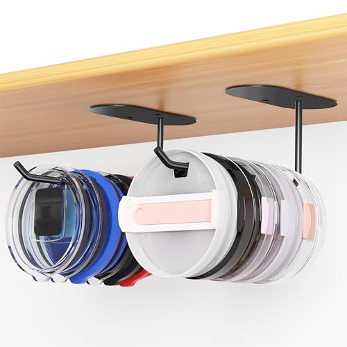 2 Pack Tumbler Lid Organizer (Black+Black)