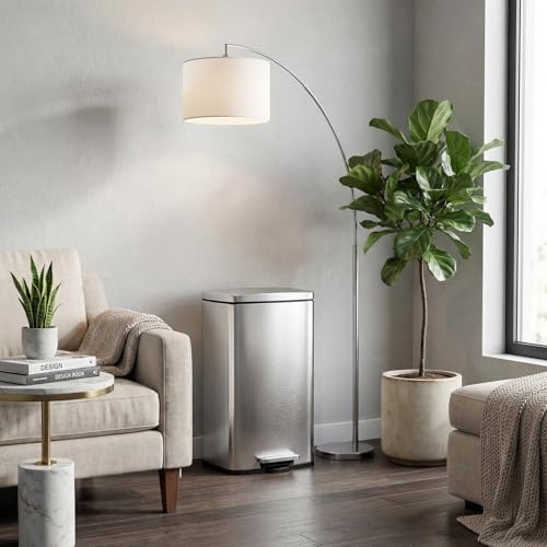 13.2 Gal Kitchen Trash Can (Silver / 13.2 Gal)