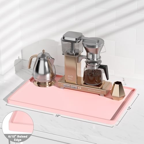 Silicone Coffee Mat (Pink / 12" x 19")