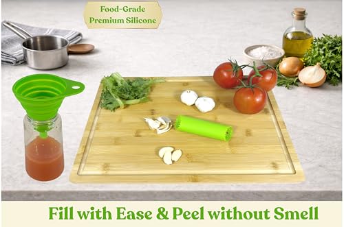 Clip On Strainer Silicone for Pots and Pans (Lime Green)
