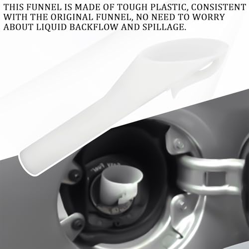 2PCS Capless Gas Tank Funnel