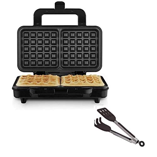 Mini Easy Grip Waffle Tongs Holder (Black)