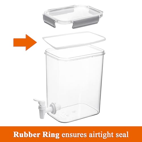 1.2 Gallon Plastic Drink Dispenser with Spigot