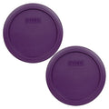7201-PC (4-Cup) Purple Lid for Glass Bowl (2 Pack) - Made in USA (Purple)