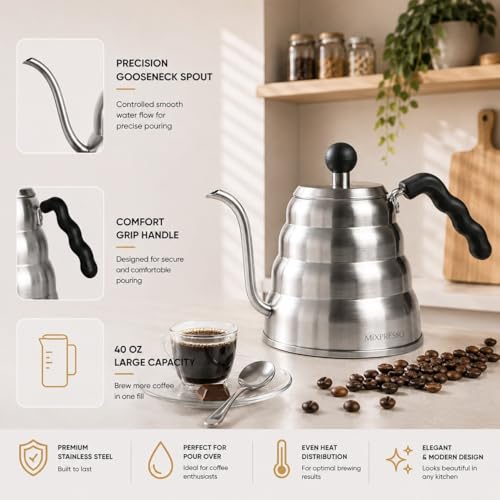 Gooseneck Kettle (Stainless Steel)