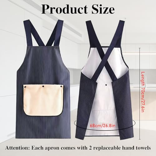 3 Pack Apron with Towel Attached