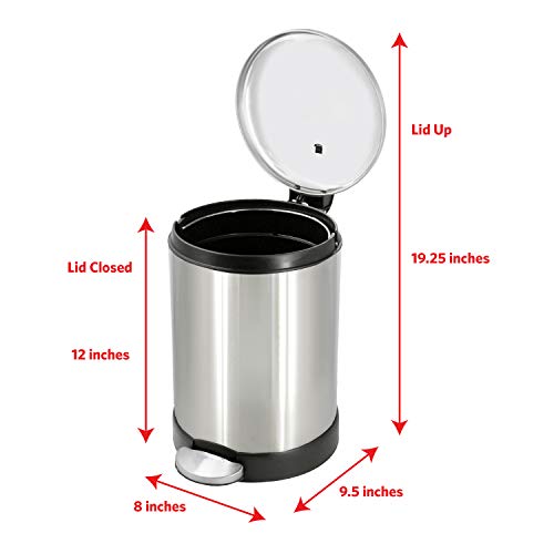 Small Trash Can (Stainless)