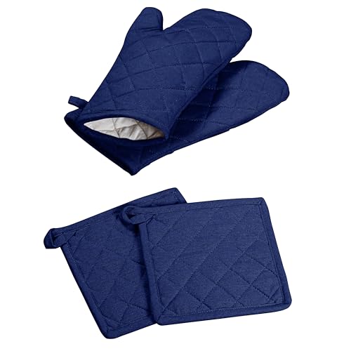 Oven Mitt 7"x13" (Indigo Blue)
