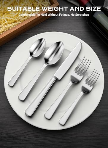 20 Piece Flatware Sets (Silver / 20 Piece)