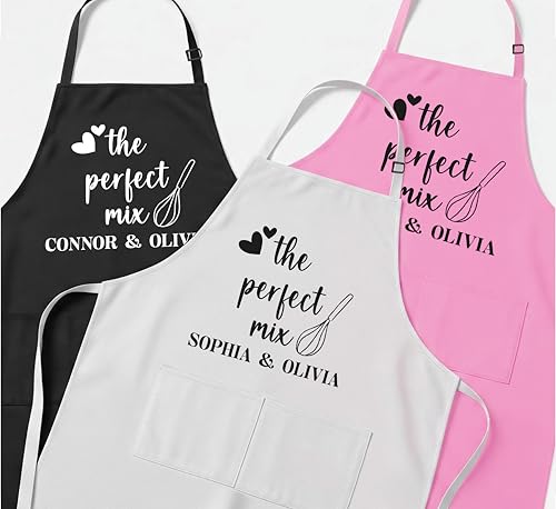 Custom Family Matching Aprons for Dad (Style 2)