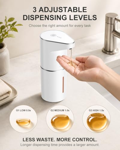 Automatic Liquid Soap Dispenser (White / Gel)