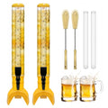 2 Pcs Beer Dispenser (Yellow-3L/100Oz)