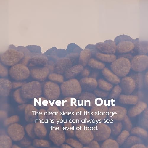 Dog Food Storage Container (22 lbs / Almond)