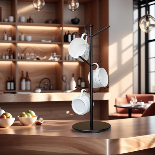 Premium Mug Tree (6 Hooks)