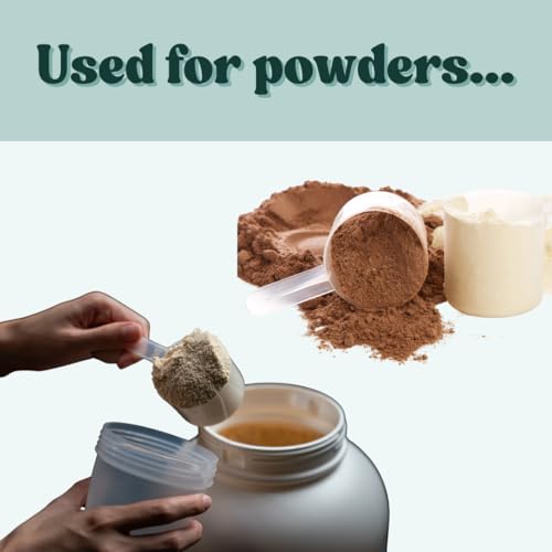 32 mL (32 CC | 1.08 Oz.) Long Handle Plastic Measuring Spoon for Coffee, Protein Powder, Pet Food, Spices, Grains, Dry Goods – Food-Grade BPA-Free (Pack of 25) (32 mL | 32 cc | 1.08 Oz.)