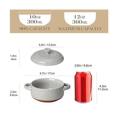 Mini Cocotte Set of 4 (Khaki Grey)