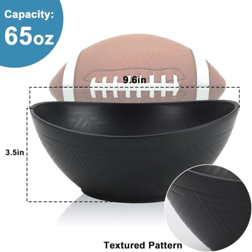 65 OZ Large Salad Bowls (Black / 65 Oz)