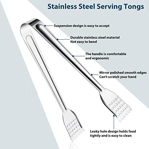 8 Pack Serving Tongs (9 Inch （8 Pack）)