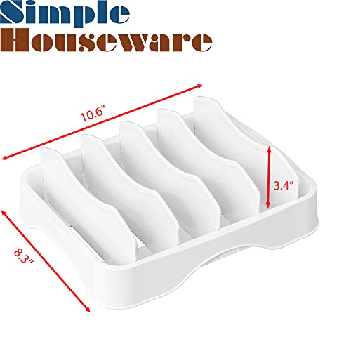 Food Container Lid Storage 10" x 8" Adjustable Divider (Small - 10.6'' x 8.3'')