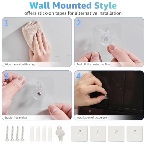 Multifold Paper Towel Dispenser Wall Mount (5859-black)