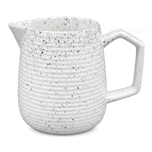 Japanese Style17oz Ceramic Creamer Pitcher (White)