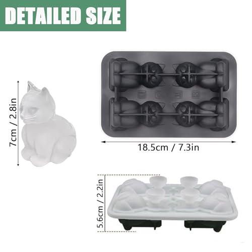 3D Cat Ice Cube Mold (Cat)