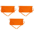 Waist Apron with 3 Pockets 3 Pack (3 Pack Orange)