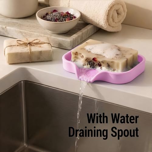 Small Silicone Sponge Holder (Lavender (Small) / Small (4.9x3.3))