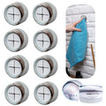 Towel Hooks 8 Pack Eco Kitchen Organization (8 Pack / Water Green)