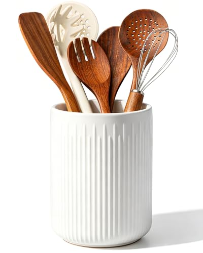 6.5" Utensil Holder (White-Small)